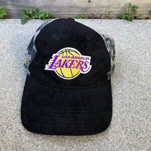 Vintage LOS ANGELES LAKERS Hat Men's Pechanga Resort Camo Basketball Cap​​​
